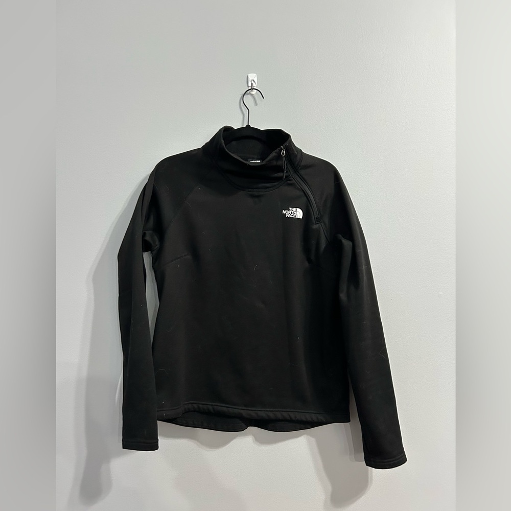 The North Face Women's Black Fleece 3/4 Zip Pullover/Jacket